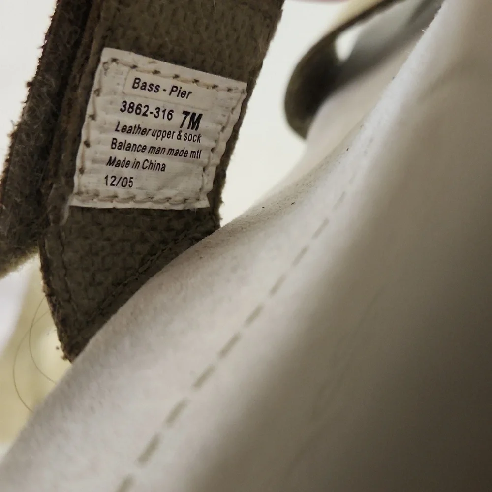 Bass Women's Beige Strap Sandals SIZE 7